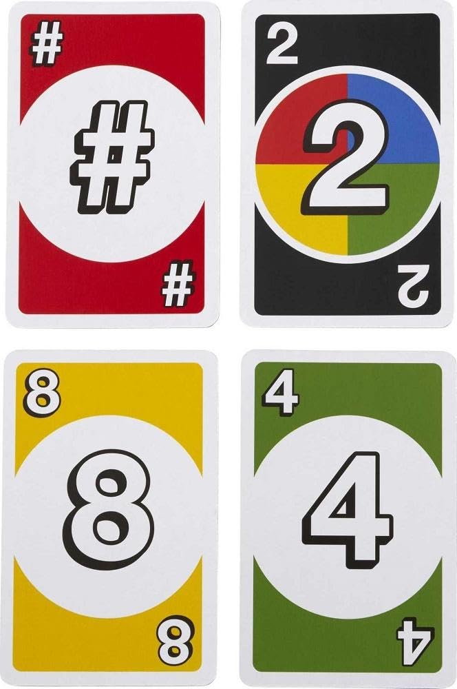 DOS card game for kids and adults, a fun family-friendly card game from the makers of UNO, featuring colorful cards and suitable for 2-4 players, ages 7+. www.usmile.toys